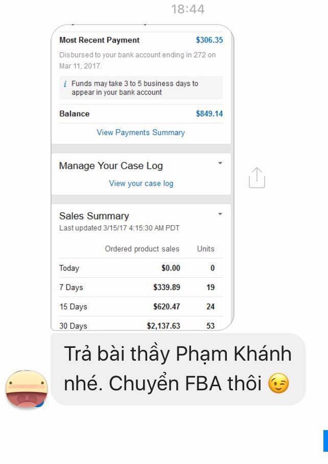 hinh anh ket qua cua hoc vien lop amazon