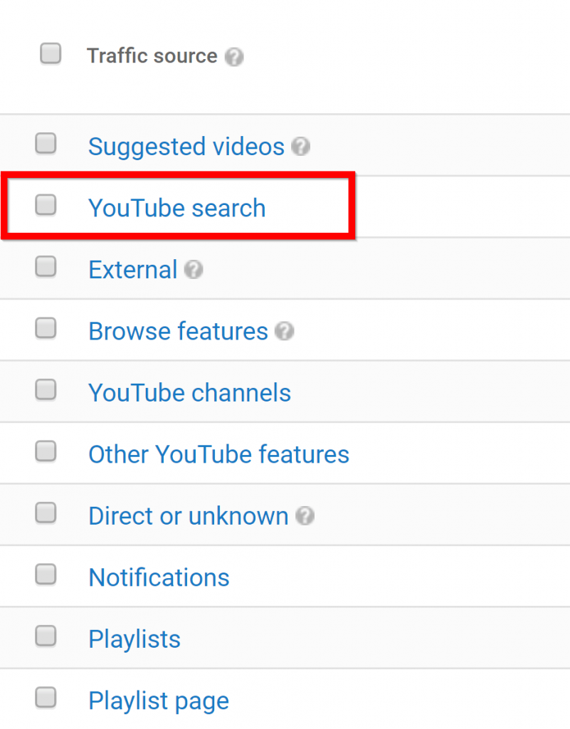 Lựa chọn Youtube Search