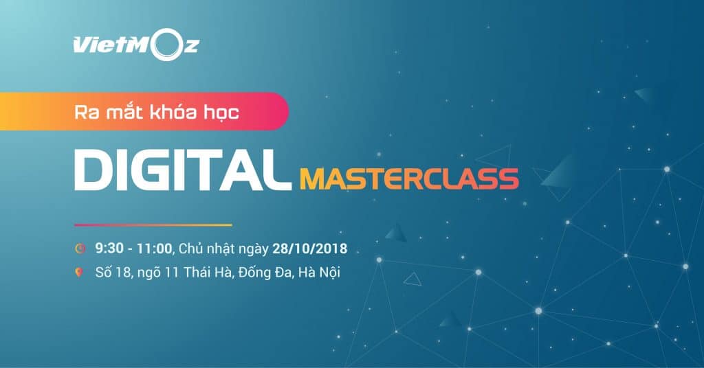 Sự kiện ra mắt khóa Digital-Masterclass