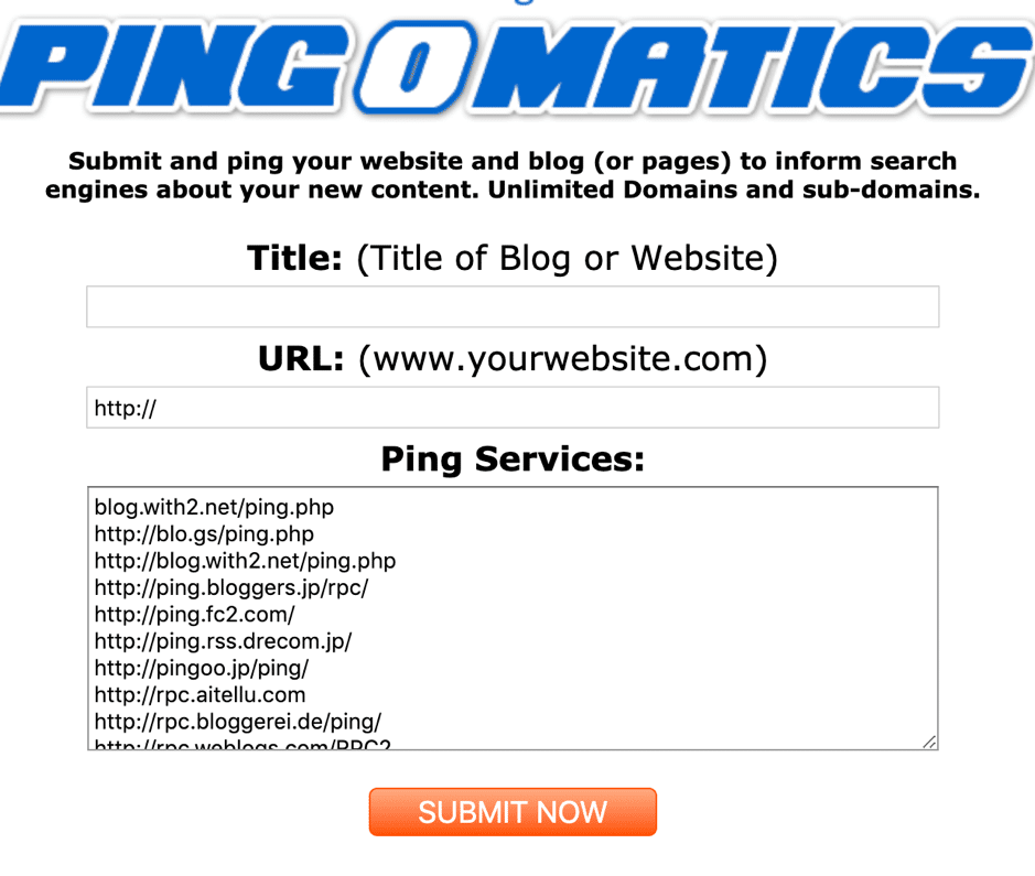 Giao diện công cụ Ping O Matics