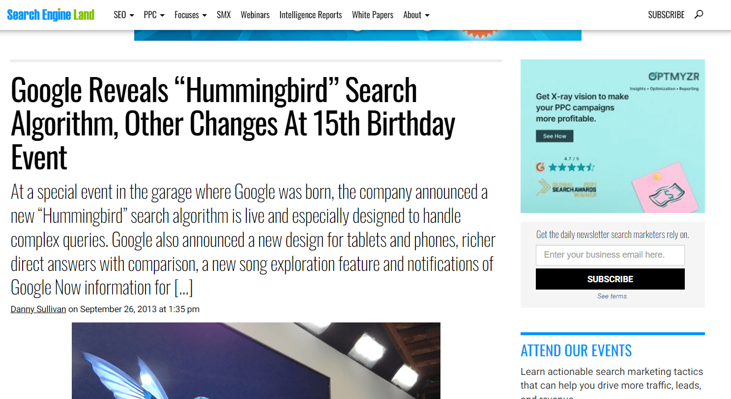 humming bird được giới thiệu