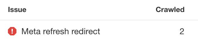 Tránh Redirect làm mới meta