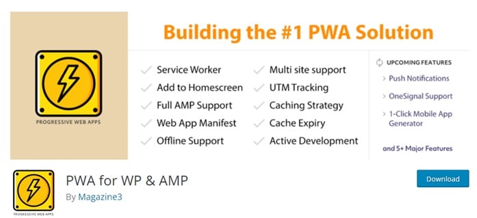 PWA for WP & AMP 