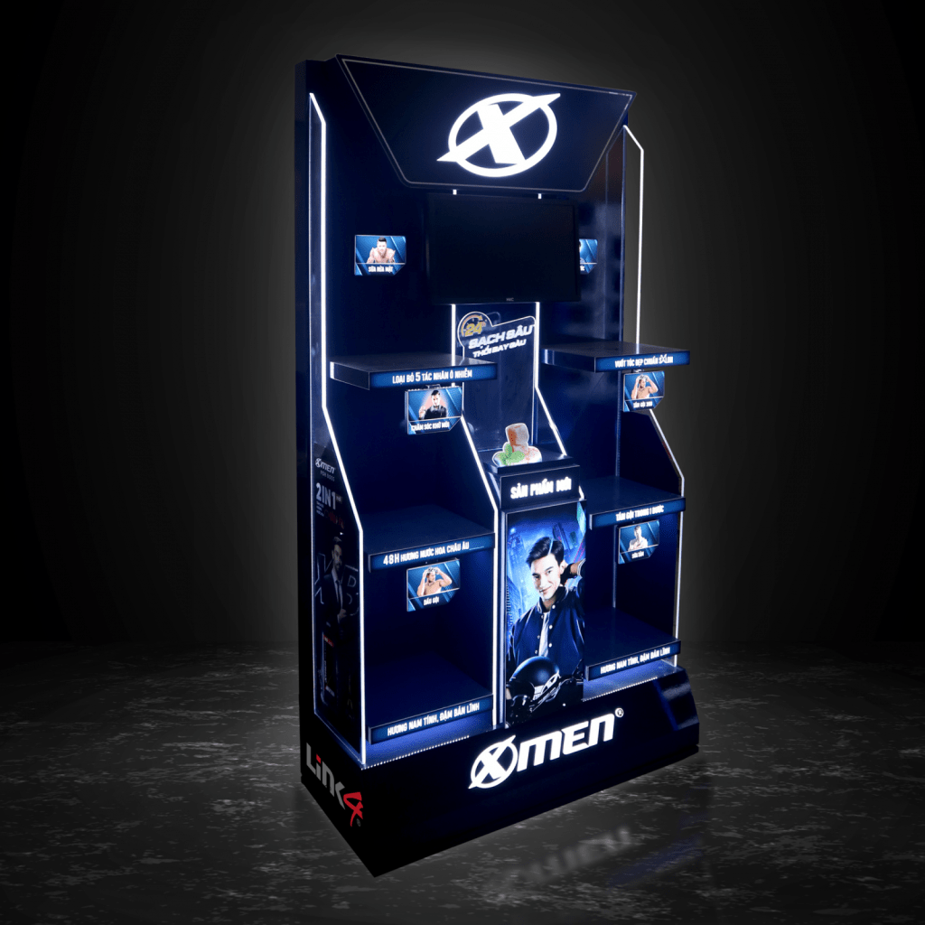 POSM kỹ thuật số giúp khách quét mã xem thông tin sản phẩm