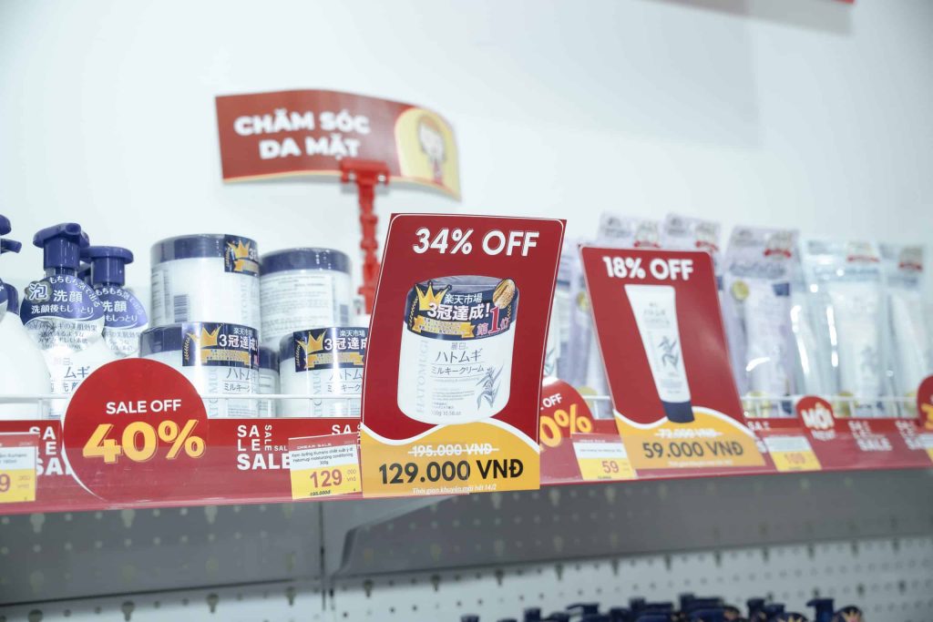 POSM làm nổi bật khuyến mãi giúp tăng doanh số bán hàng