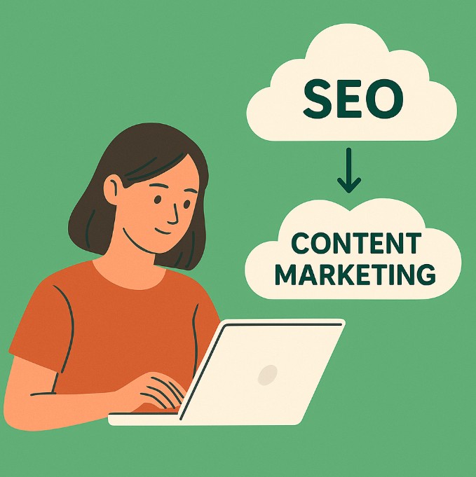 content seo và content marketing cho người mới