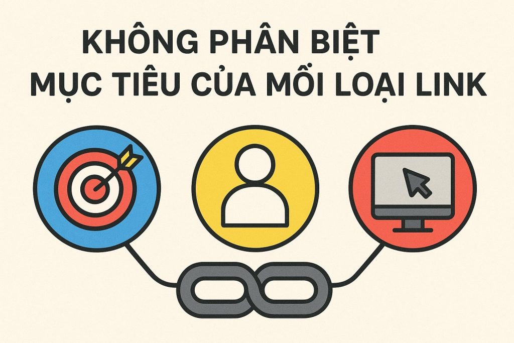 mục tiêu đi internal link và external link