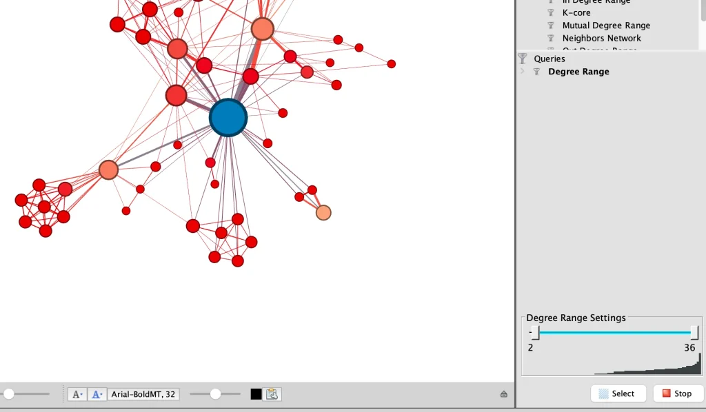 công cụ tạo knowledge graph Gephi
