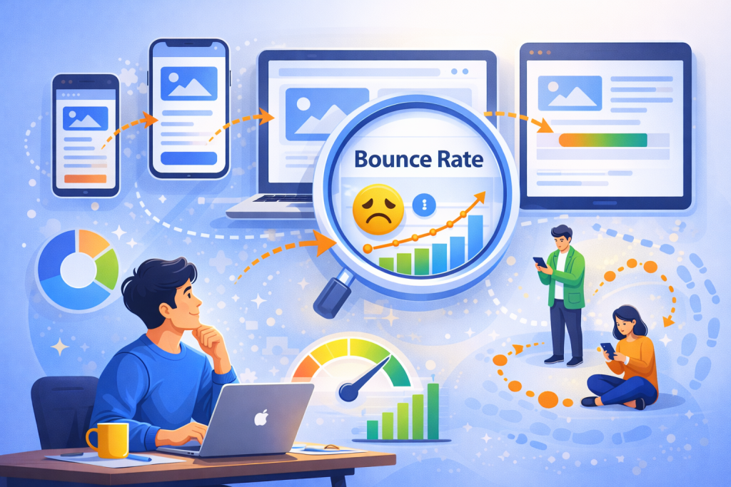 Bounce rate thấp nhưng không tăng conversion vẫn là vấn đề
