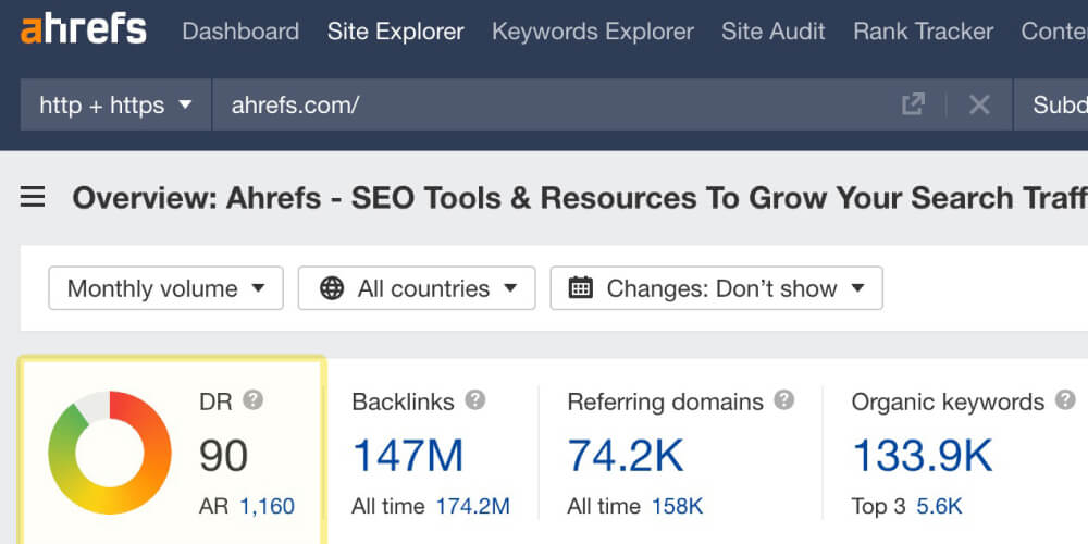kiểm tra domain rating trong quá trình phân tích backlink profile